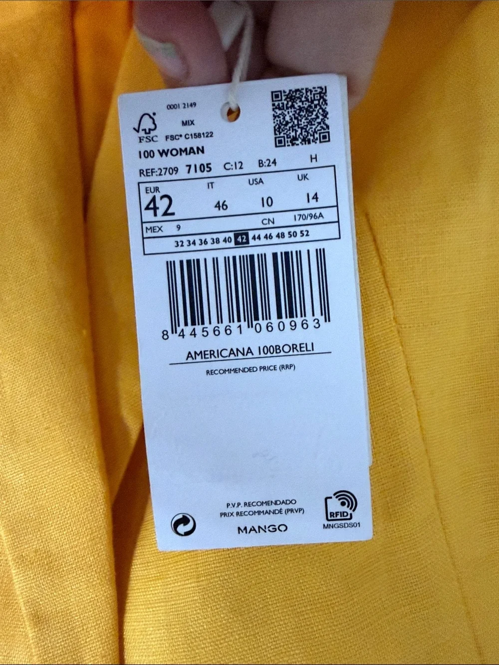 Mango sleek straight
